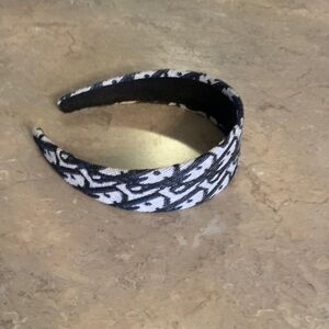 Black and White Patterned Headband